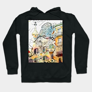 Kandinsky meets Barcelona, motif 4 Hoodie